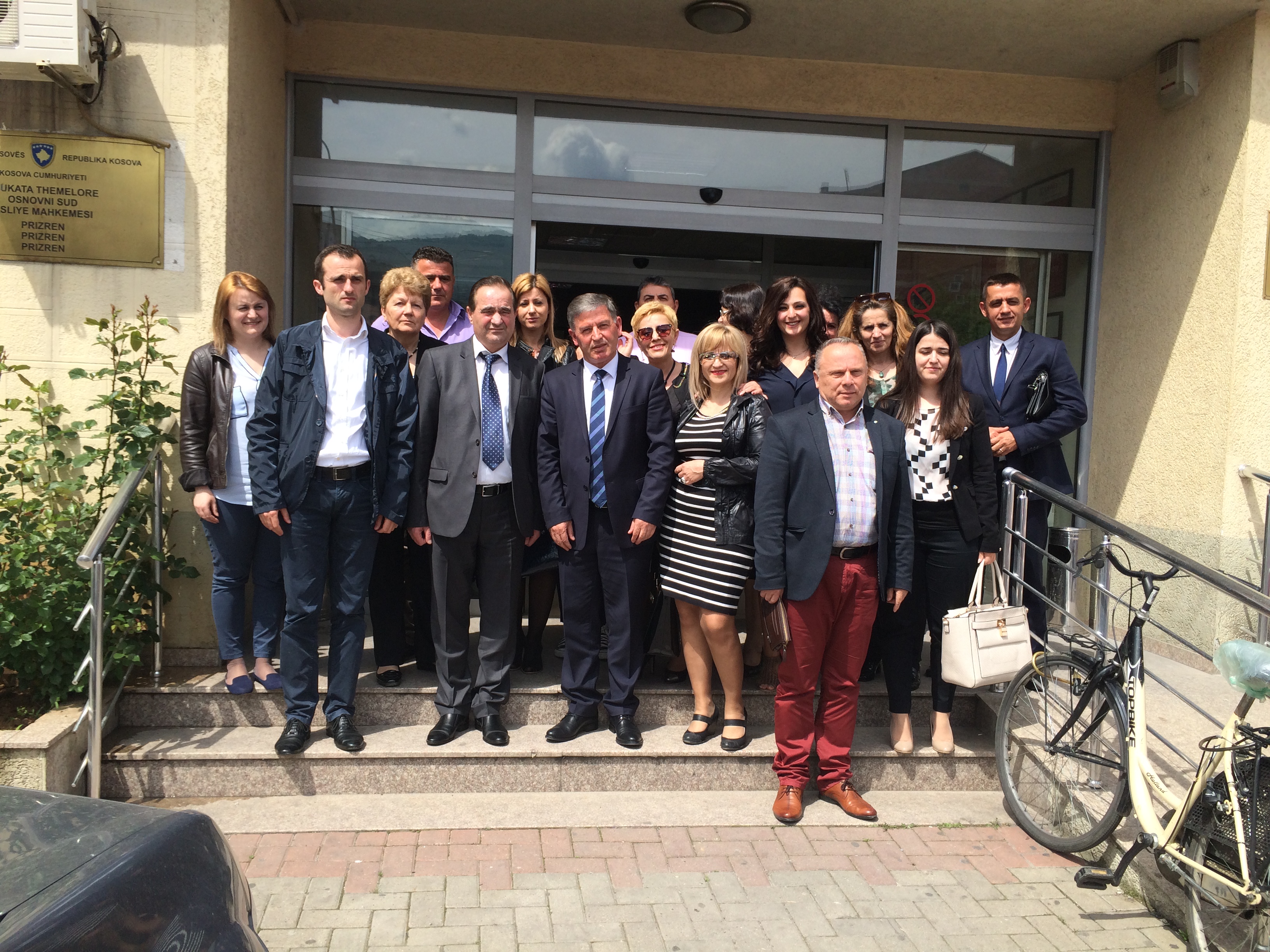 Kryetari i Gjykatës Themelore të Prizrenit priti për vizit Kryetarin e Gjykatës së Lezhës