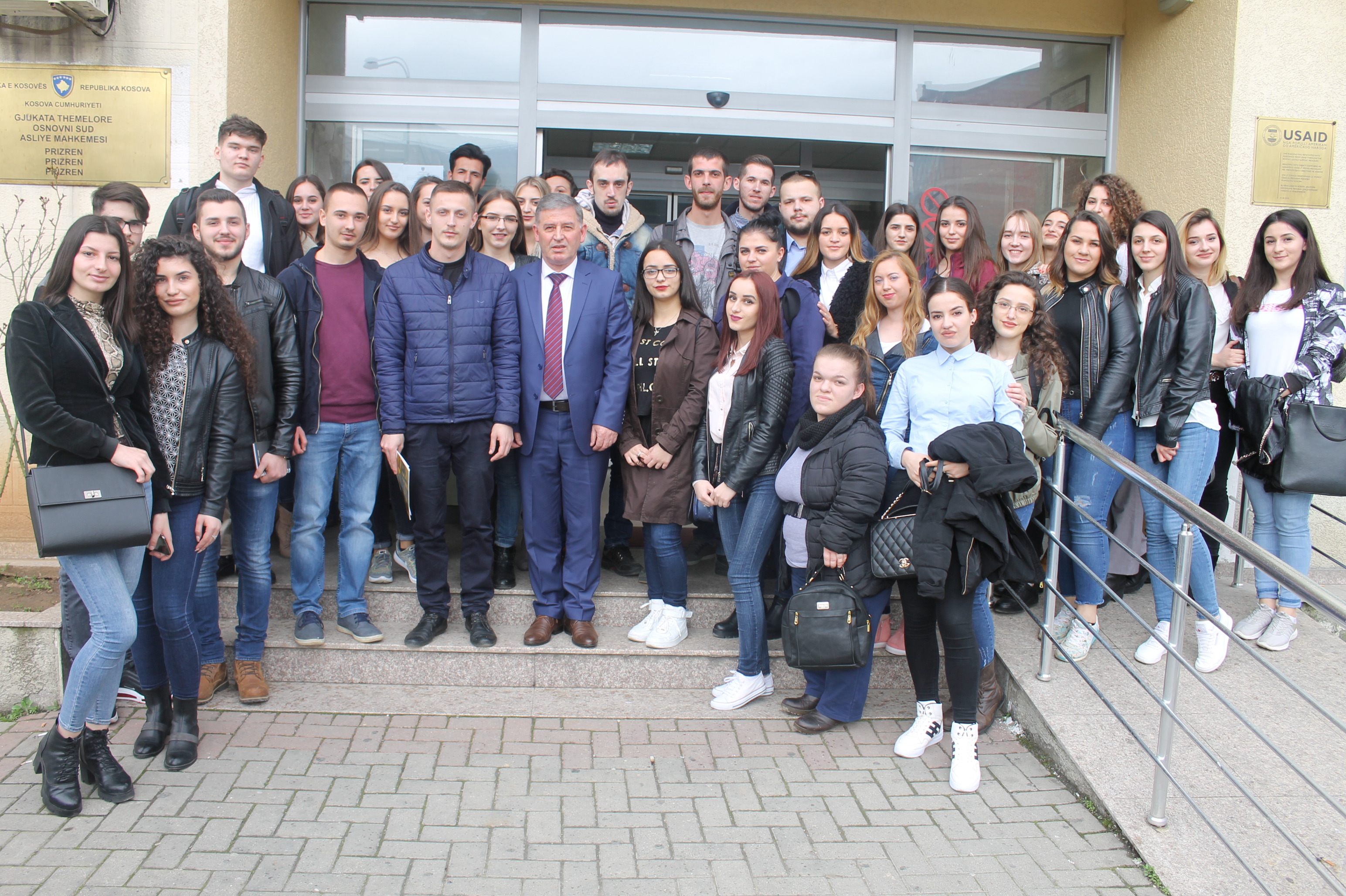 Gjykata Themelore e Prizrenit priti për vizitë studentet e fakultetit juridik të Universitetit “Ukshin Hotin”