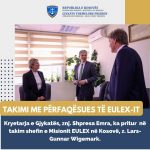 Kryetarja e Gjykatës, takon shefin e Misionit EULEX z Wigemark
